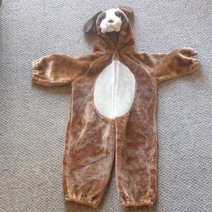 Toddler 2T-3T Brown Dog Costume Onesie